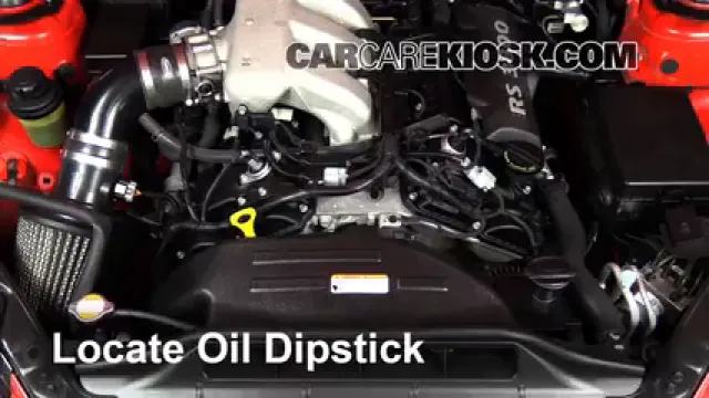 2010 Hyundai Genesis Coupe 3.8 3.8L V6 Aceite Controlar nivel de aceite